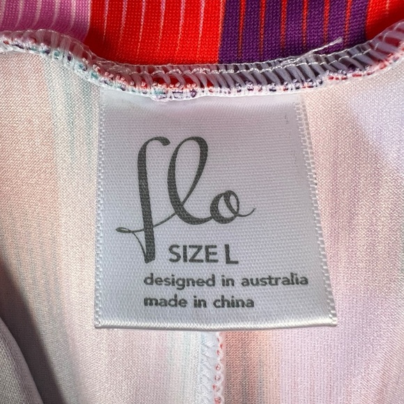 Flo Active Dance Leggings Tights Teen Girls Size L Pink Red Blue Purple - Picture 9 of 15